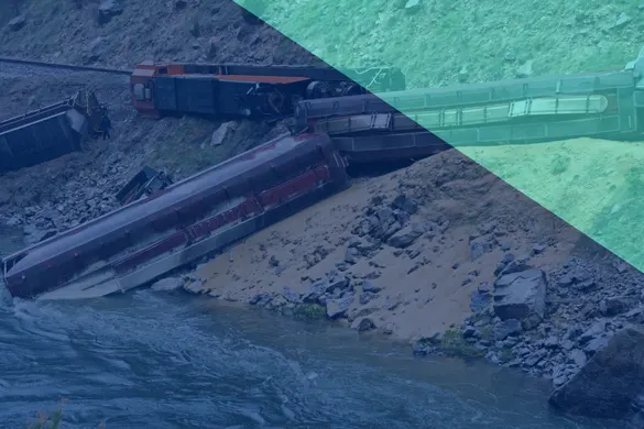 East palestine chemical spill, ohio train derailment