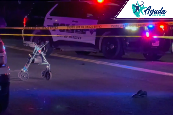 accidente de atropello en Reedley