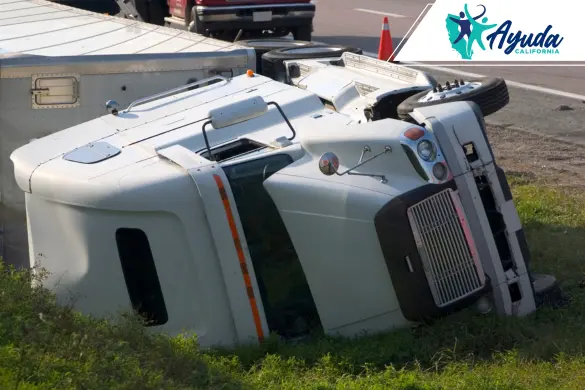 semi-truck crash on I-680