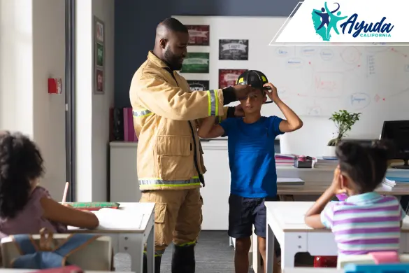 escuelas en zonas de incendios en California